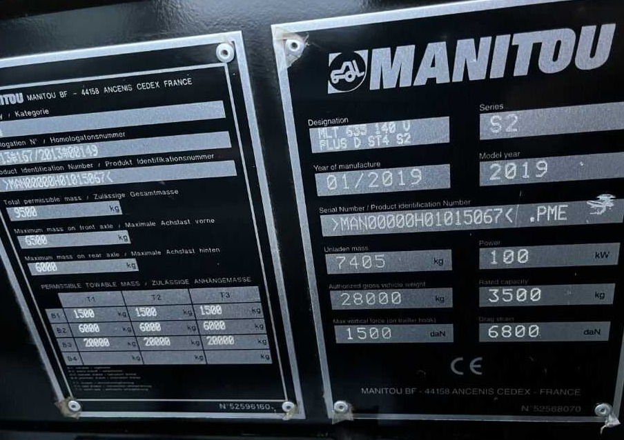 Manitou MLT635 140V - Teleszkópos rakodó: 4 kép. Manitou MLT635 140V - Teleszkópos rakodó: 4 kép.