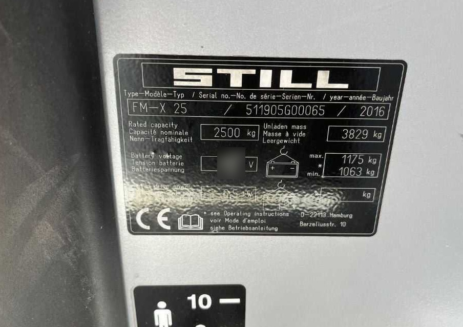 Still FM-X25 - Tolóoszlopos targoncá: 4 kép. Still FM-X25 - Tolóoszlopos targoncá: 4 kép.