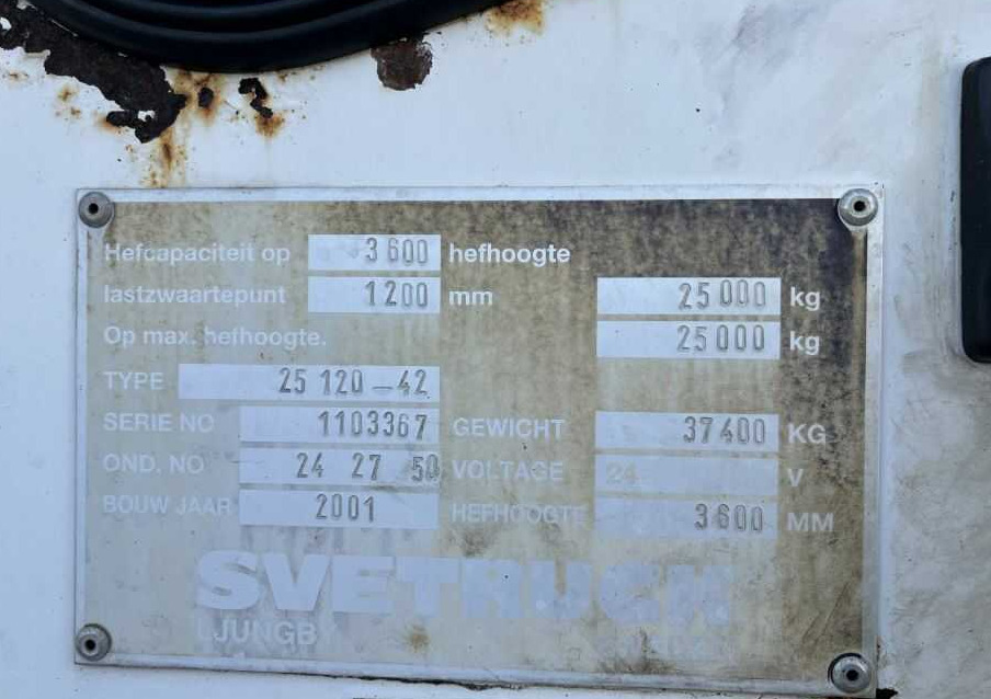 Svetruck 25120-42 - Dízel targonca: 4 kép. Svetruck 25120-42 - Dízel targonca: 4 kép.