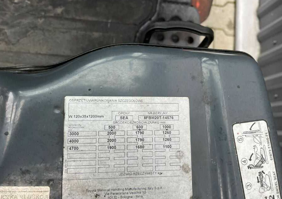 Toyota 8FBM20T - Elektromos targonca: 5 kép. Toyota 8FBM20T - Elektromos targonca: 5 kép.