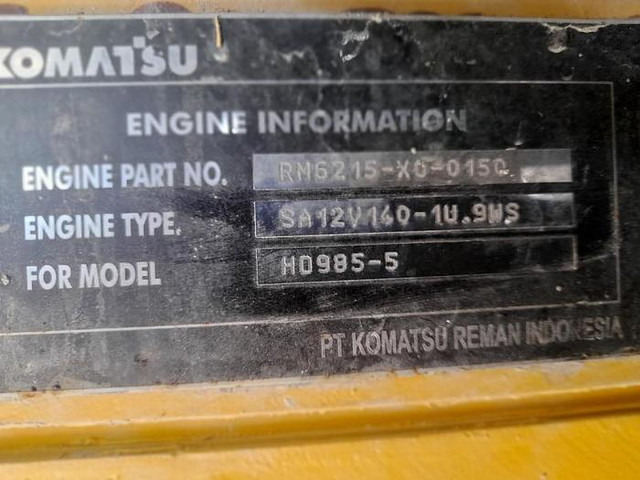 Komatsu SA12V140 - WA800 - HD785 - HD985 - D475 engine - - Motor: 5 kép. Komatsu SA12V140 - WA800 - HD785 - HD985 - D475 engine - - Motor: 5 kép.