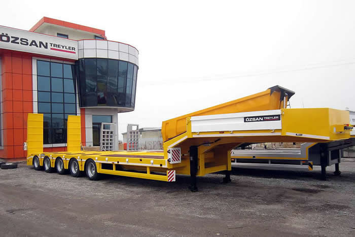 5 Axle Lowbed (VG-L5) VEGA TRAILER - Félpótkocsi mélybölcsős: 2 kép. 5 Axle Lowbed (VG-L5) VEGA TRAILER - Félpótkocsi mélybölcsős: 2 kép.