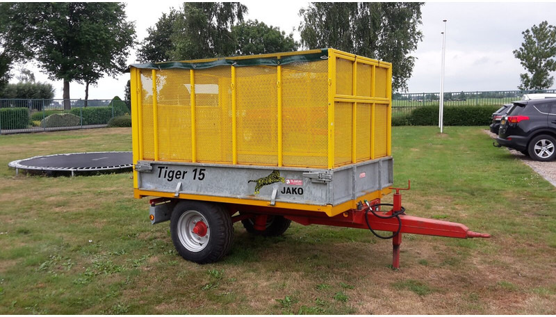 Új Pótkocsi billenőplatós Jako tiger 15 met snipperopbouw: 6 kép.