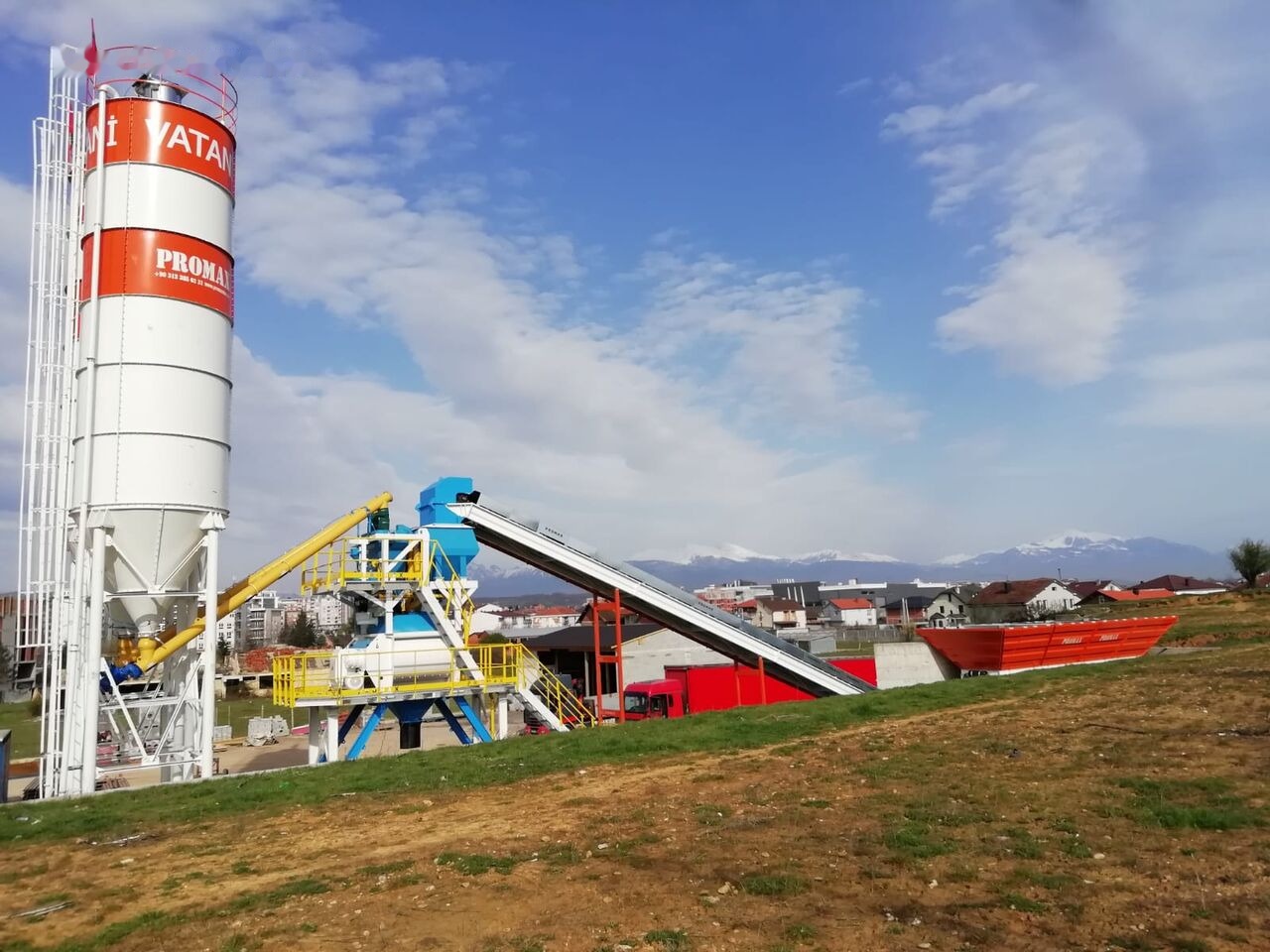 Promax Stationary Concrete Batching Plant S100 TWN (100m³/h) - Betonüzem: 5 kép. Promax Stationary Concrete Batching Plant S100 TWN (100m³/h) - Betonüzem: 5 kép.