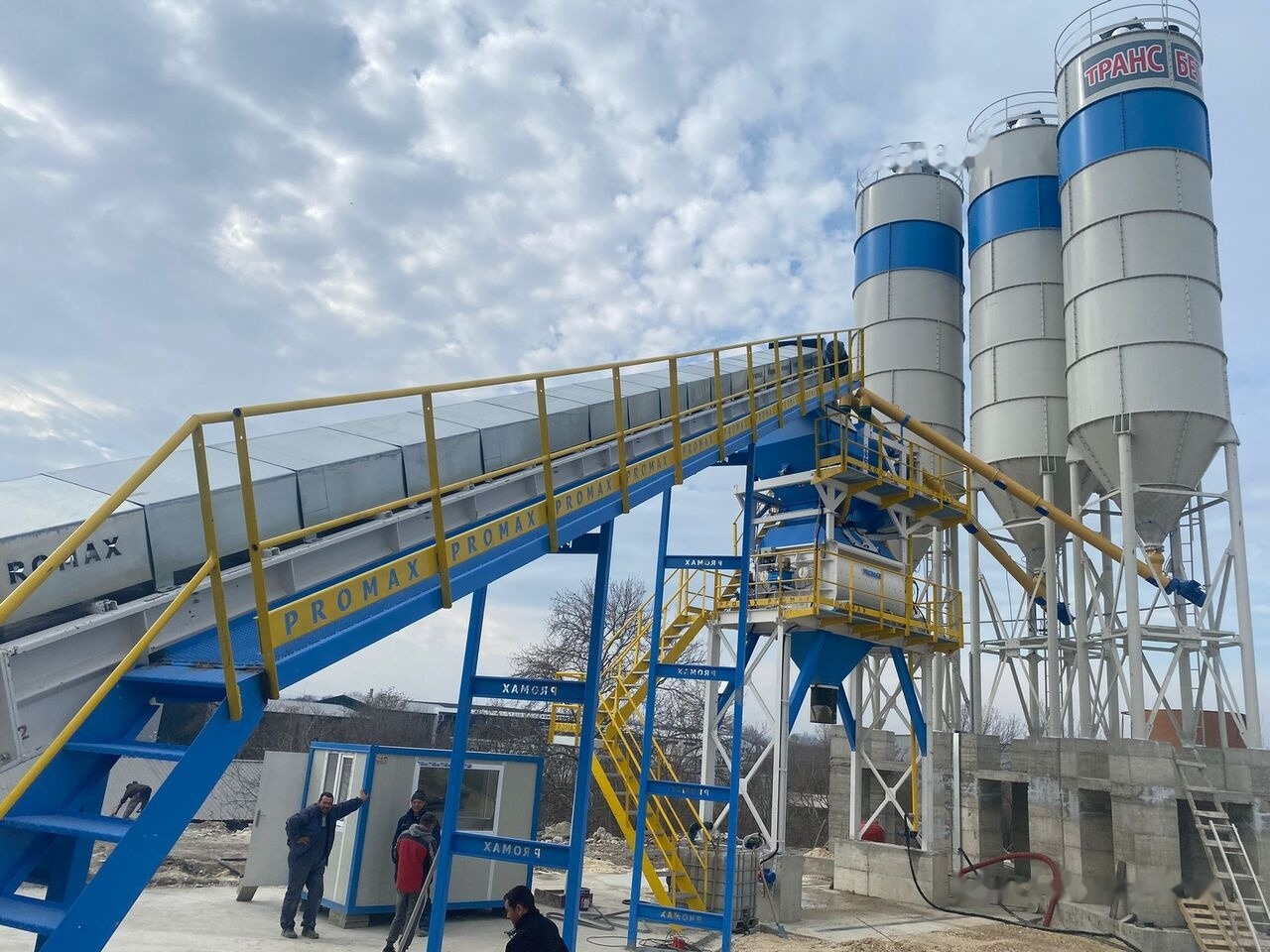 Promax Stationary Concrete Batching Plant S130-TWN (130m/h) - Betonüzem: 4 kép. Promax Stationary Concrete Batching Plant S130-TWN (130m/h) - Betonüzem: 4 kép.