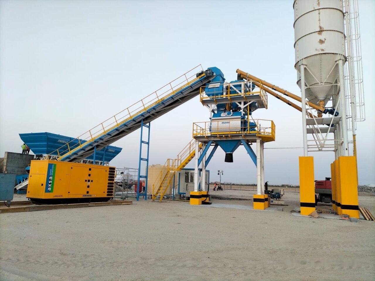 Új Betonüzem Promax Stationary Concrete Batching Plant S130-TWN (130m/h): 21 kép. Új Betonüzem Promax Stationary Concrete Batching Plant S130-TWN (130m/h): 21 kép.