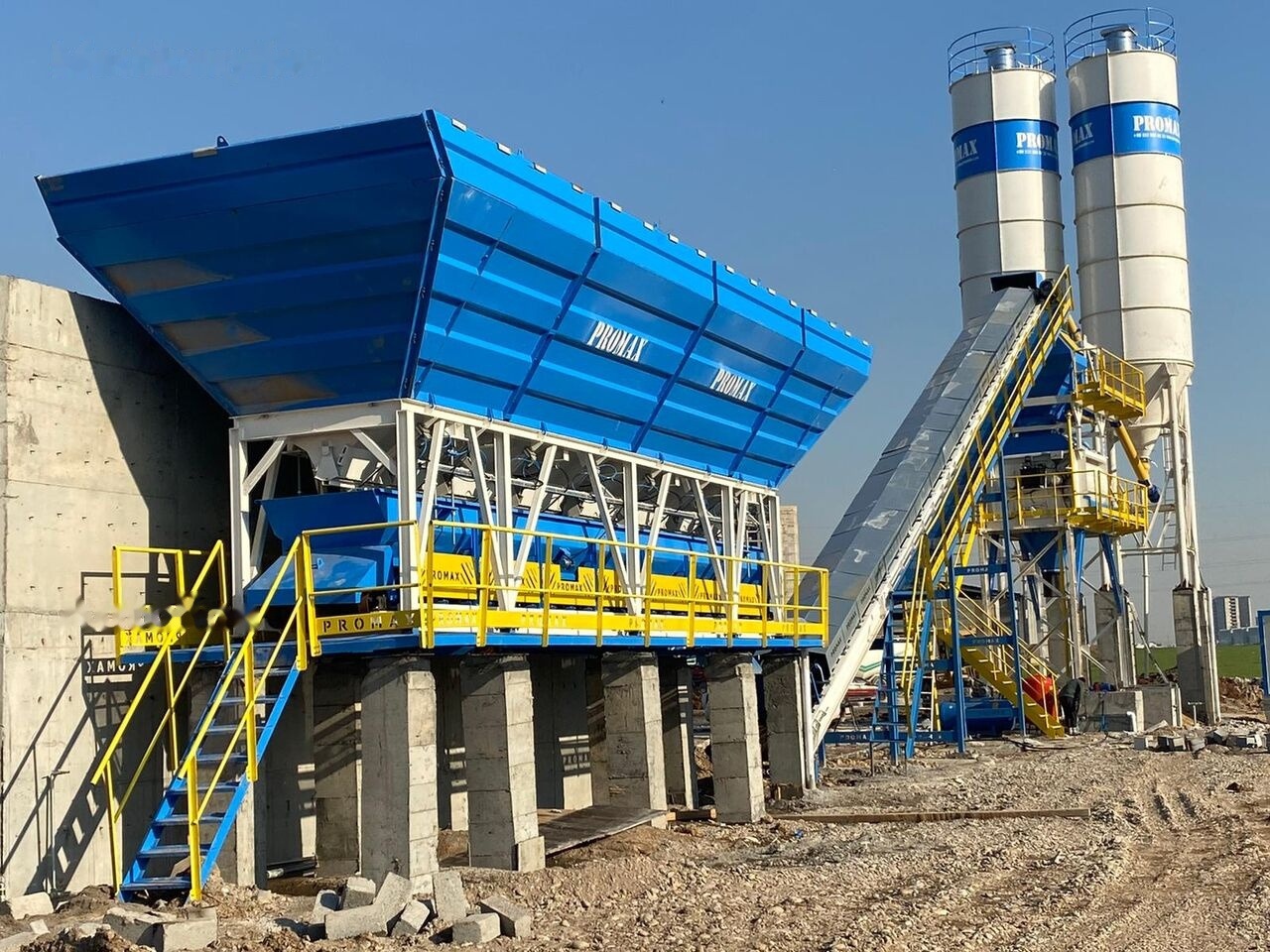 Új Betonüzem Promax Stationary Concrete Batching Plant S130-TWN (130m/h): 13 kép. Új Betonüzem Promax Stationary Concrete Batching Plant S130-TWN (130m/h): 13 kép.