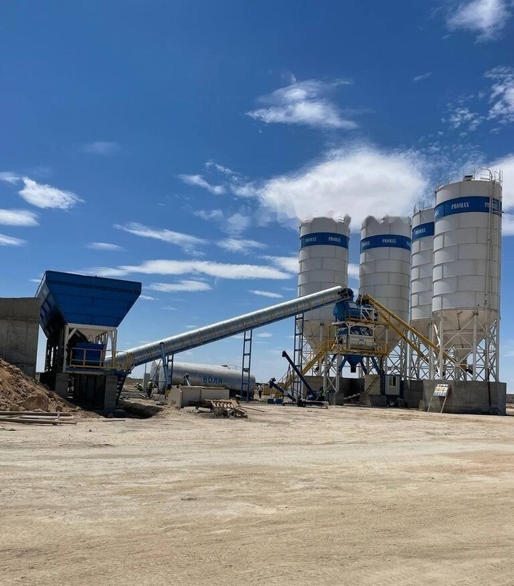 Promax Stationary Concrete Batching Plant S200-TWN (200m3/h) - Betonüzem: 2 kép. Promax Stationary Concrete Batching Plant S200-TWN (200m3/h) - Betonüzem: 2 kép.
