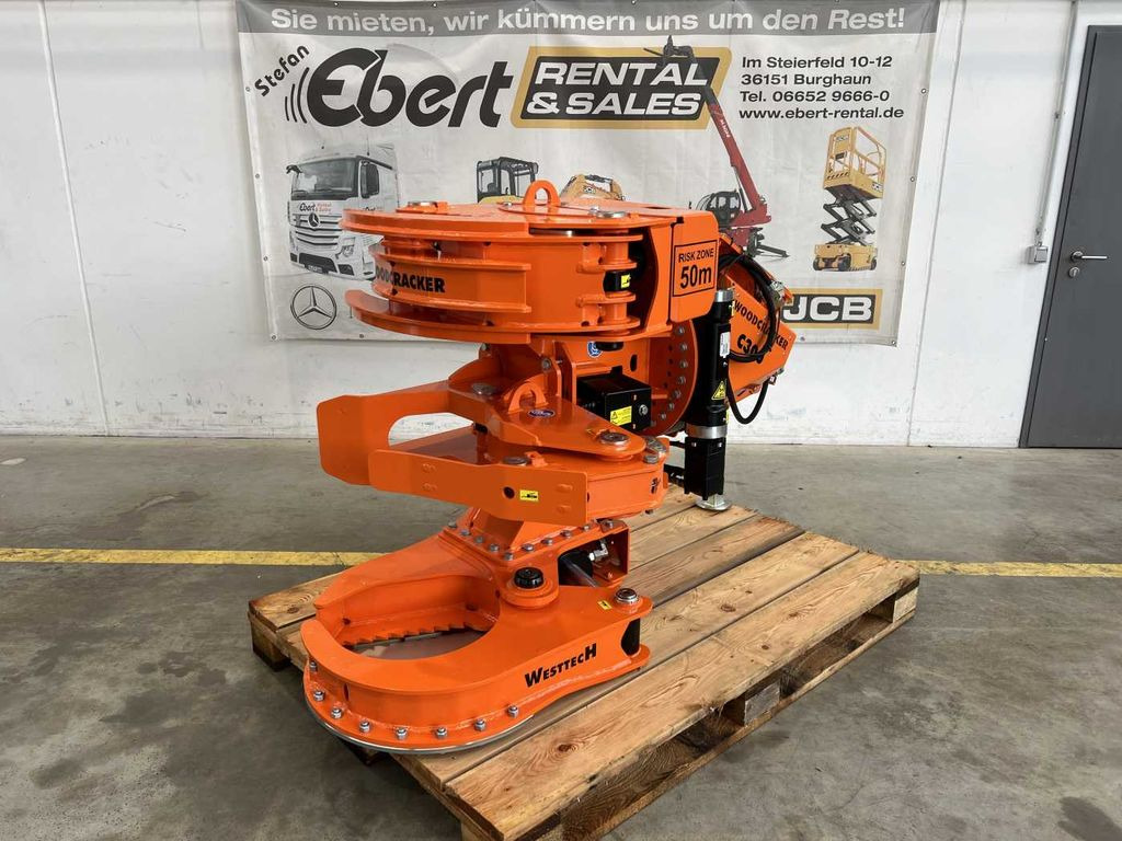 Westtech Woodcracker C300 Fällgreifer / Tiltator - Adapterek - Erdészeti gép: 1 kép. Westtech Woodcracker C300 Fällgreifer / Tiltator - Adapterek - Erdészeti gép: 1 kép.