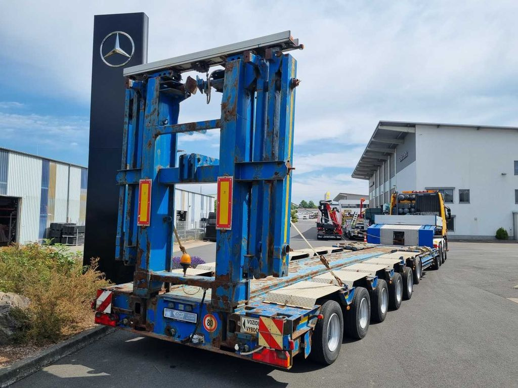 Goldhofer STZ-H6-57/80A Teleskop-Tieflader Waggontransport Goldhofer STZ-H6-57/80A Teleskop-Tieflader Waggontransport - Félpótkocsi mélybölcsős: 2 kép. Goldhofer STZ-H6-57/80A Teleskop-Tieflader Waggontransport Goldhofer STZ-H6-57/80A Teleskop-Tieflader Waggontransport - Félpótkocsi mélybölcsős: 2 kép.