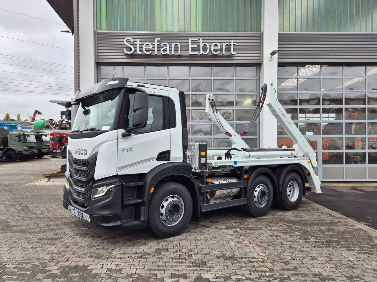Iveco AD260S40X/P Meiller AK16. T Funk AHK - Billenőplatós teherautó: 4 kép. Iveco AD260S40X/P Meiller AK16. T Funk AHK - Billenőplatós teherautó: 4 kép.