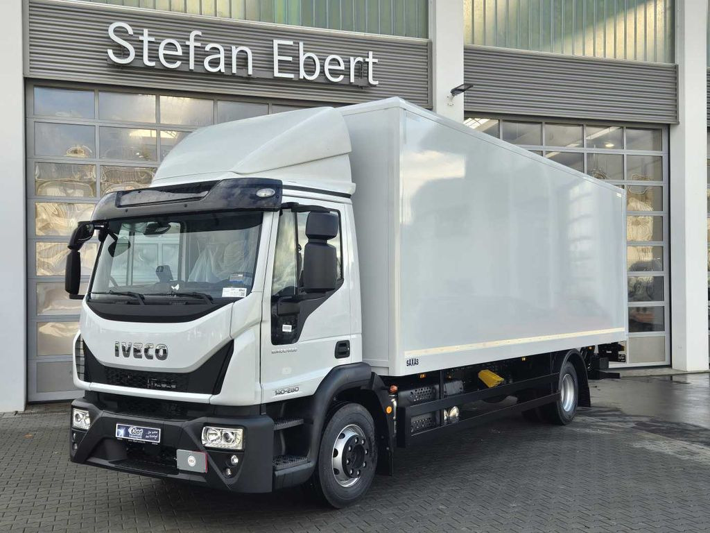 Iveco Eurocargo ML140E28/P 4x2 LBW Klima AHK - Dobozos felépítményű teherautó: 1 kép. Iveco Eurocargo ML140E28/P 4x2 LBW Klima AHK - Dobozos felépítményű teherautó: 1 kép.