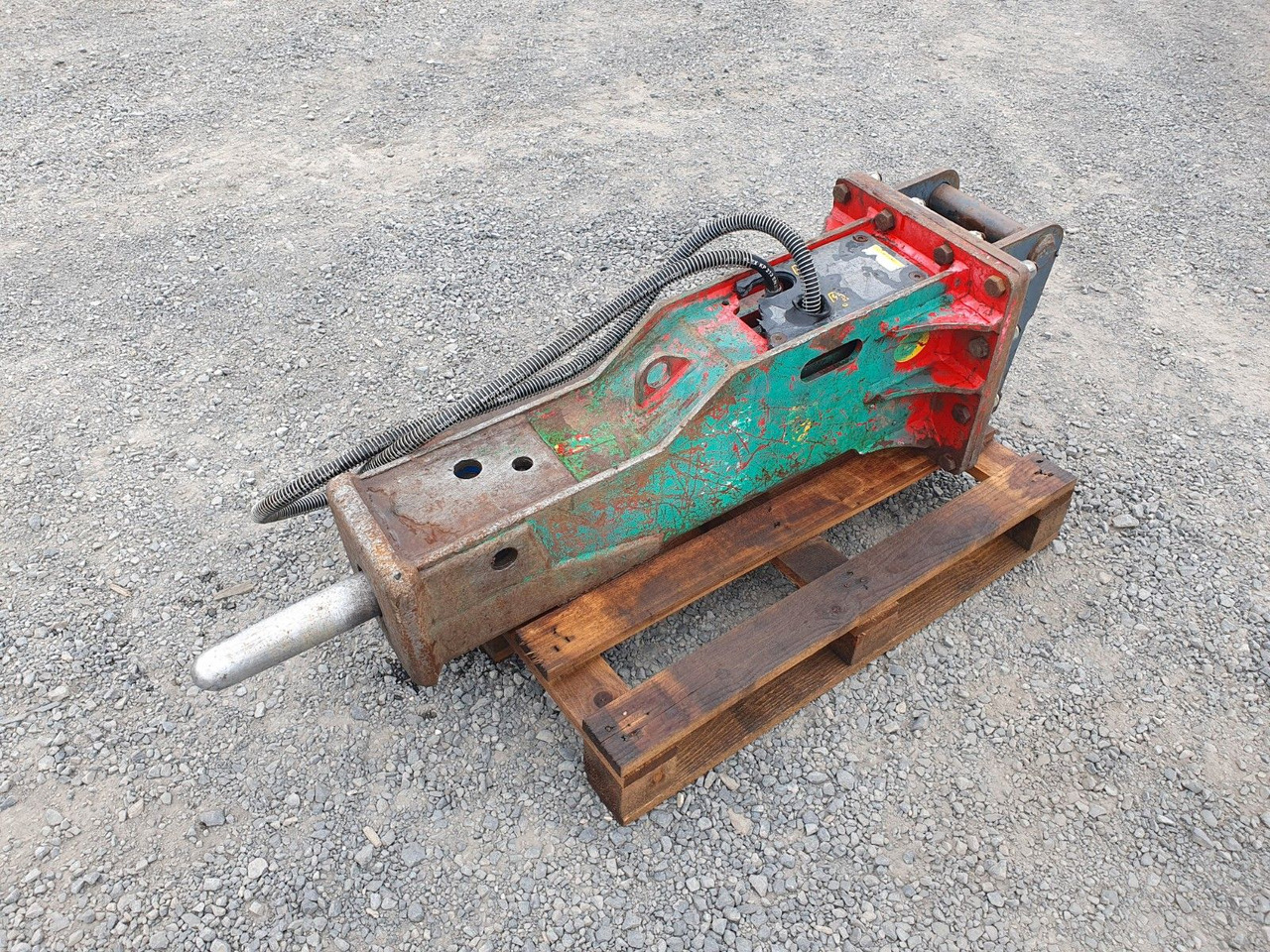 JAB Hydraulikhammer / Hammer / MS03 - Hidraulikus törőfej: 2 kép. JAB Hydraulikhammer / Hammer / MS03 - Hidraulikus törőfej: 2 kép.