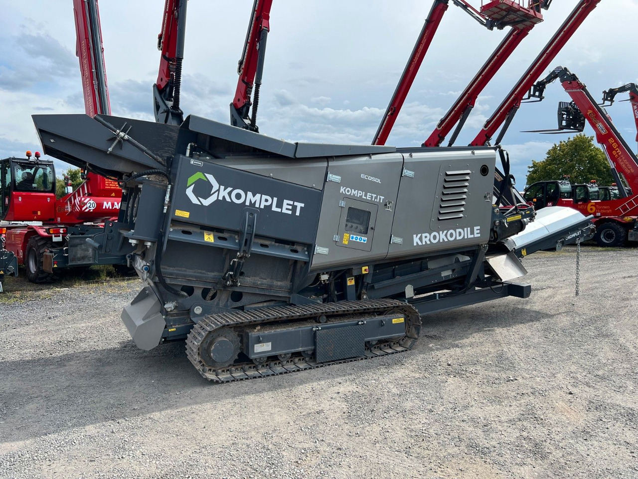 Komplet Krokodile / nur 76h! / 2022 / Schredder - Ipari aprítógép: 3 kép. Komplet Krokodile / nur 76h! / 2022 / Schredder - Ipari aprítógép: 3 kép.