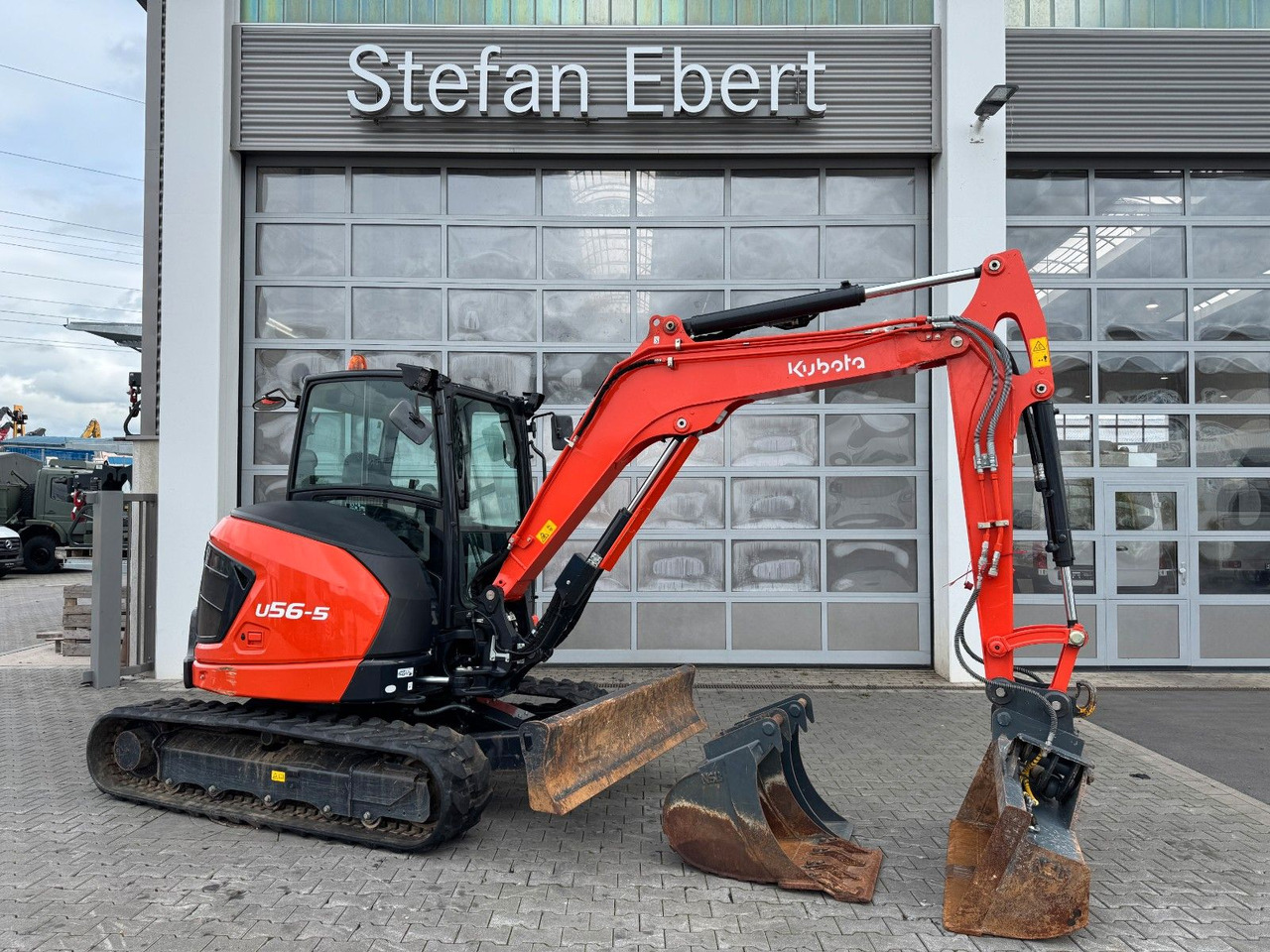 Kubota U56-5 / MS03 / nur 190h! / Löffelpaket - Minikotró: 1 kép. Kubota U56-5 / MS03 / nur 190h! / Löffelpaket - Minikotró: 1 kép.