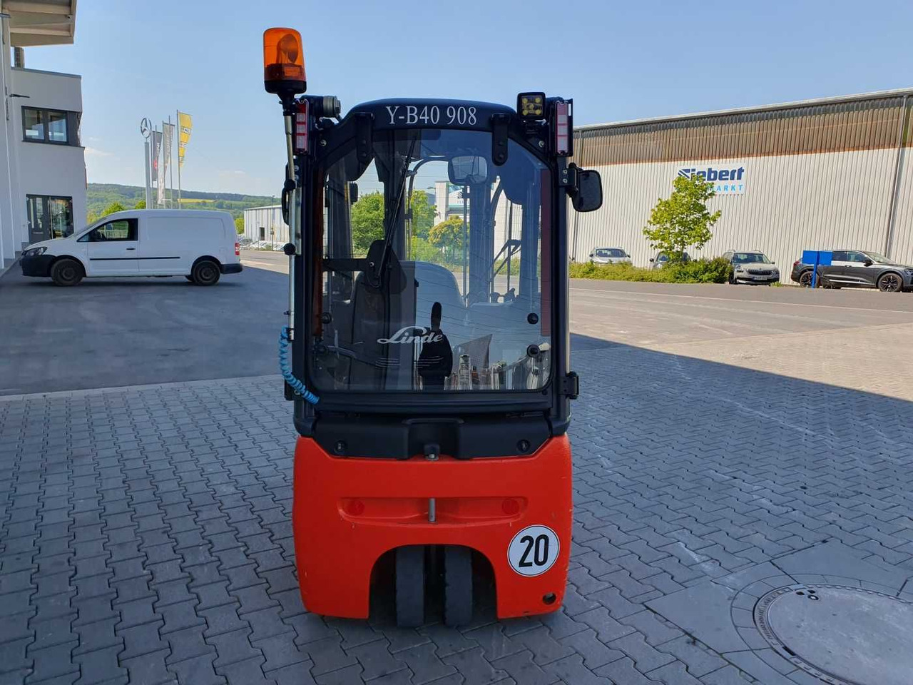 Linde E14 - 01 / Triplex: 4.10m! / SS / nur 1.003h! - Elektromos targonca: 5 kép. Linde E14 - 01 / Triplex: 4.10m! / SS / nur 1.003h! - Elektromos targonca: 5 kép.