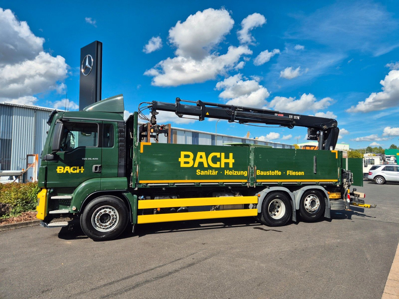 MAN TGS 26.420 6x2-4 LL Hiab 177K PRO 2 Stück - Darus autó: 4 kép. MAN TGS 26.420 6x2-4 LL Hiab 177K PRO 2 Stück - Darus autó: 4 kép.