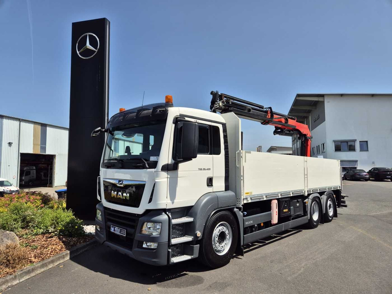 MAN TGS 26.420 6x2-4 LL Palfinger PK 22002-EH B Funk - Darus autó: 2 kép. MAN TGS 26.420 6x2-4 LL Palfinger PK 22002-EH B Funk - Darus autó: 2 kép.