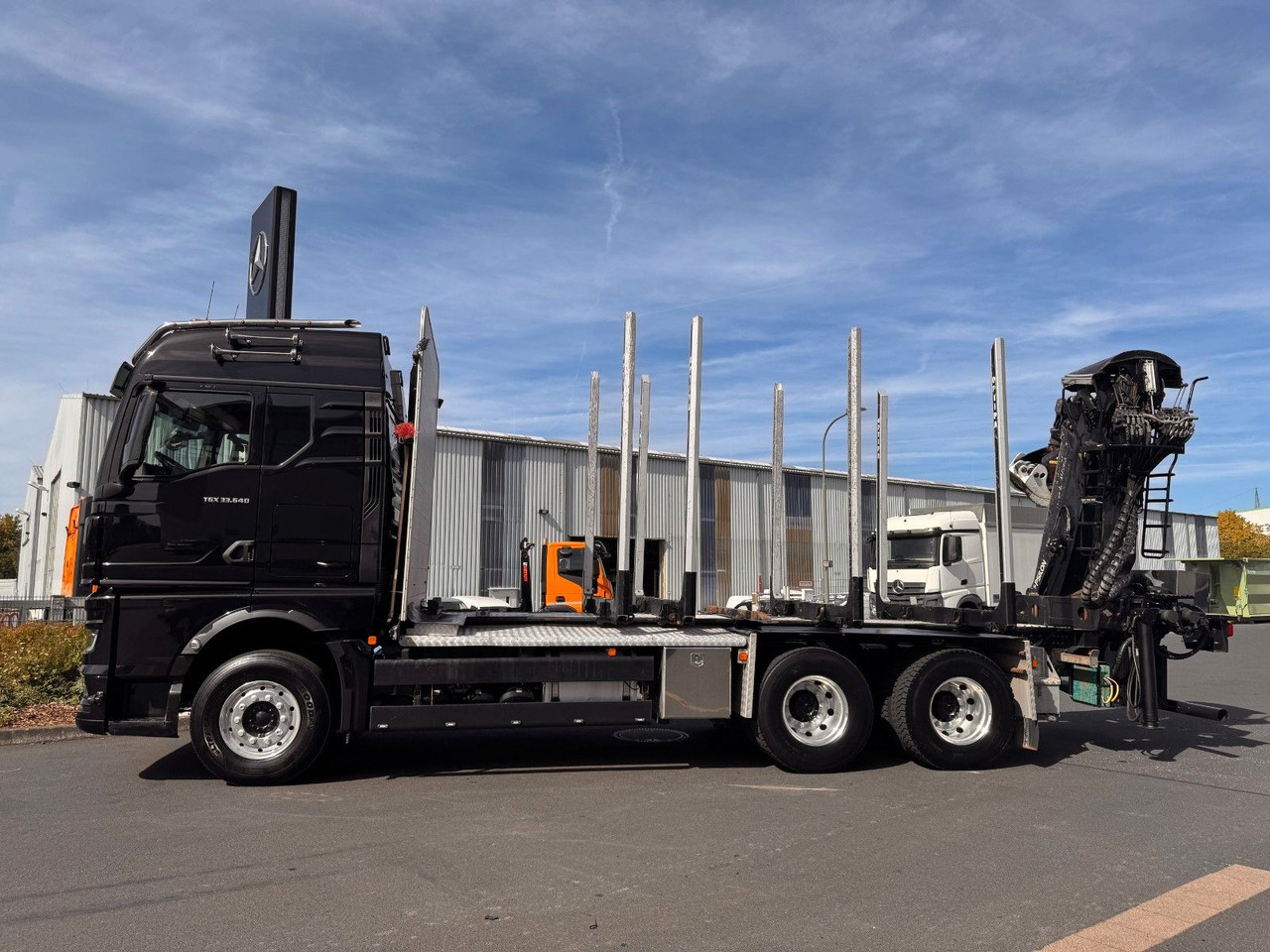 MAN TGX 33.640 6x4 BL Palfinger Q150Z96 - Rönkszállító teherautó, Darus autó: 5 kép. MAN TGX 33.640 6x4 BL Palfinger Q150Z96 - Rönkszállító teherautó, Darus autó: 5 kép.