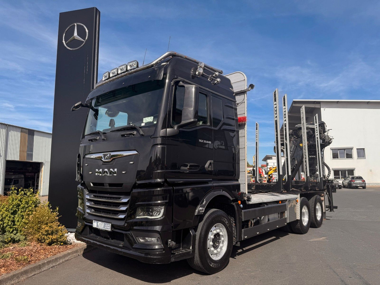 MAN TGX 33.640 6x4 BL Palfinger Q150Z96 - Rönkszállító teherautó, Darus autó: 4 kép. MAN TGX 33.640 6x4 BL Palfinger Q150Z96 - Rönkszállító teherautó, Darus autó: 4 kép.