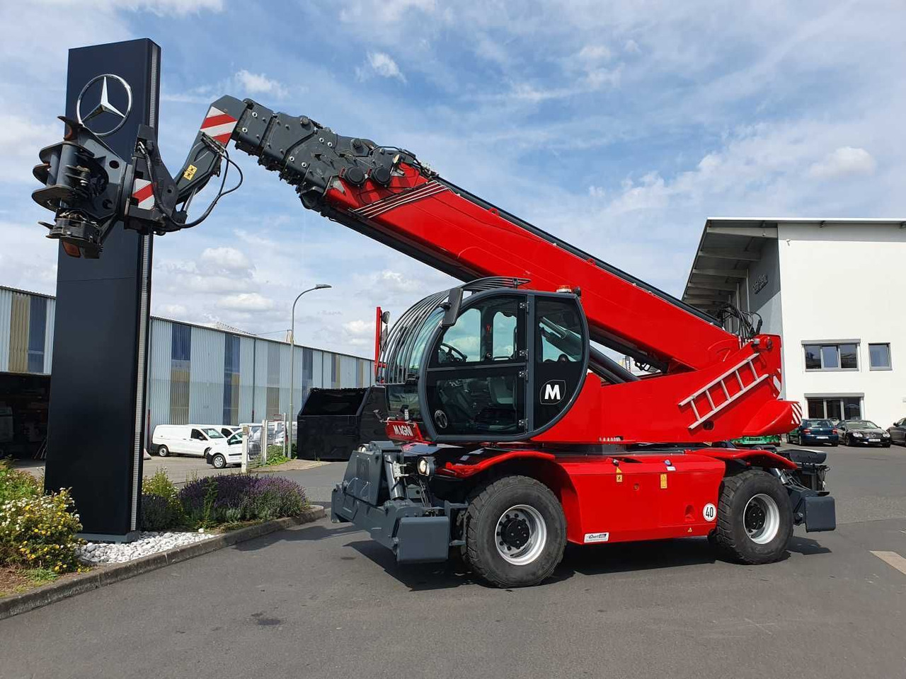 Magni RTH 5.35 SH / Fällkran / nur 2.034h - Gumikerekes homlokrakodó: 1 kép. Magni RTH 5.35 SH / Fällkran / nur 2.034h - Gumikerekes homlokrakodó: 1 kép.