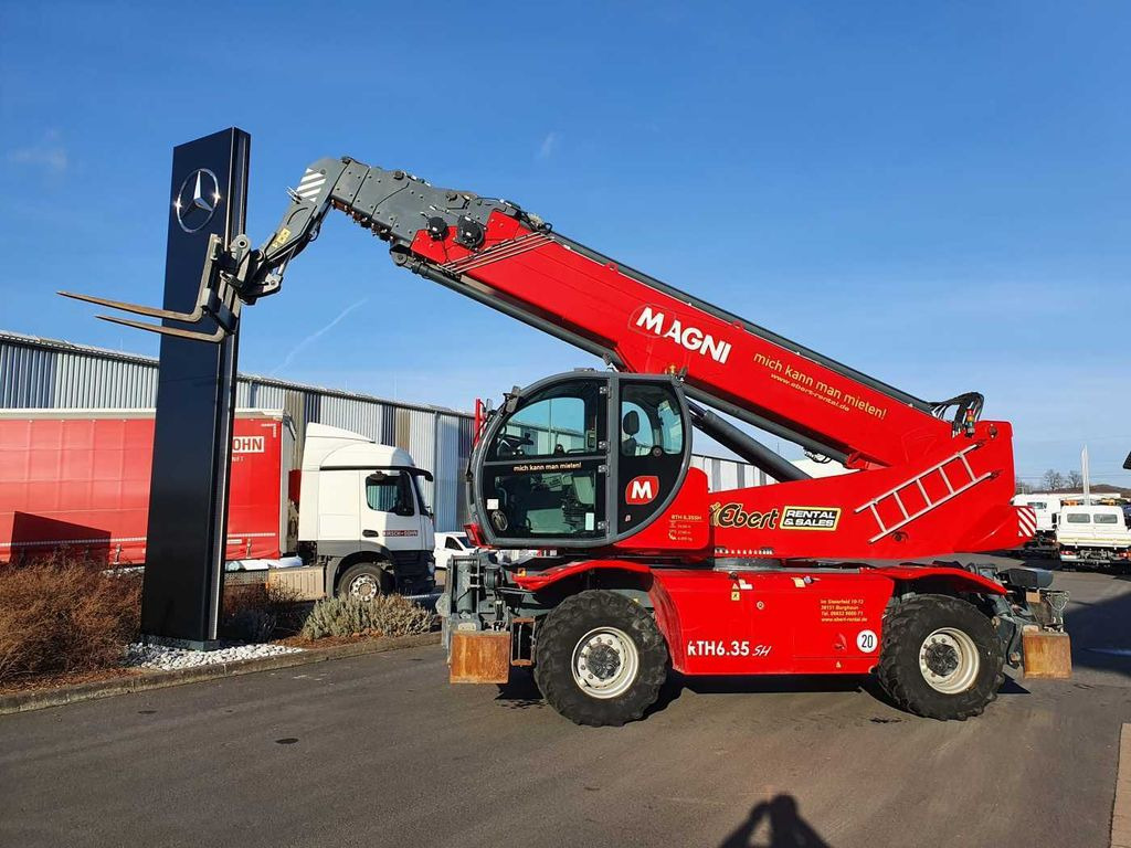 Magni RTH 6.35 SH Roto / Funk /nur 2.812h / 2018 - Gumikerekes homlokrakodó: 2 kép. Magni RTH 6.35 SH Roto / Funk /nur 2.812h / 2018 - Gumikerekes homlokrakodó: 2 kép.