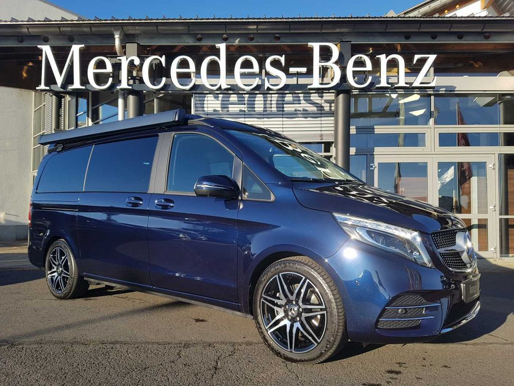Mercedes-Benz V 300 d Marco Polo AMG Markise AHK2,5 360° MBUX - Autó: 1 kép. Mercedes-Benz V 300 d Marco Polo AMG Markise AHK2,5 360° MBUX - Autó: 1 kép.