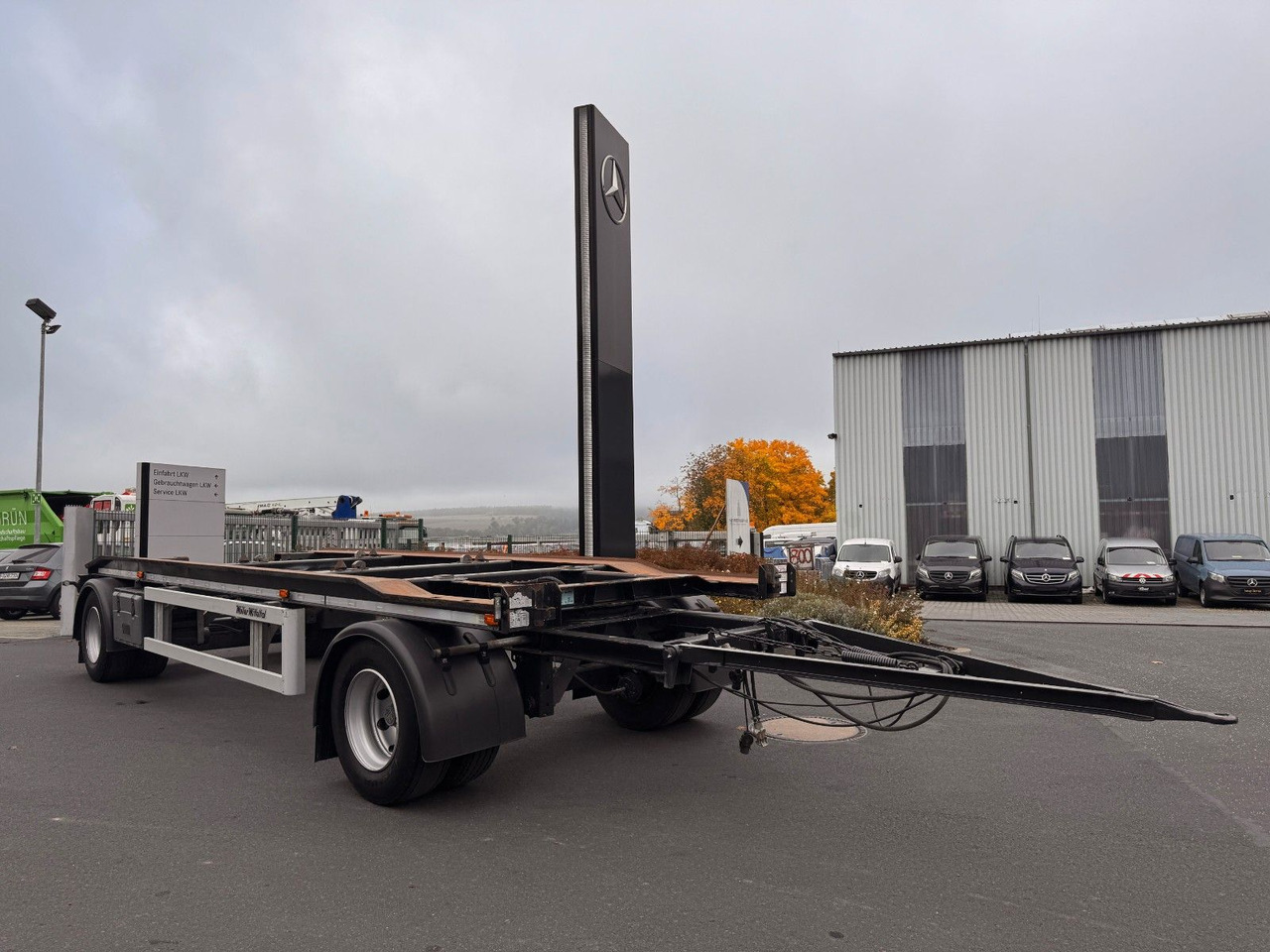 Müller-Mitteltal RA-T 18,0 Containerfahrgestell - Pótkocsi alváz: 3 kép. Müller-Mitteltal RA-T 18,0 Containerfahrgestell - Pótkocsi alváz: 3 kép.