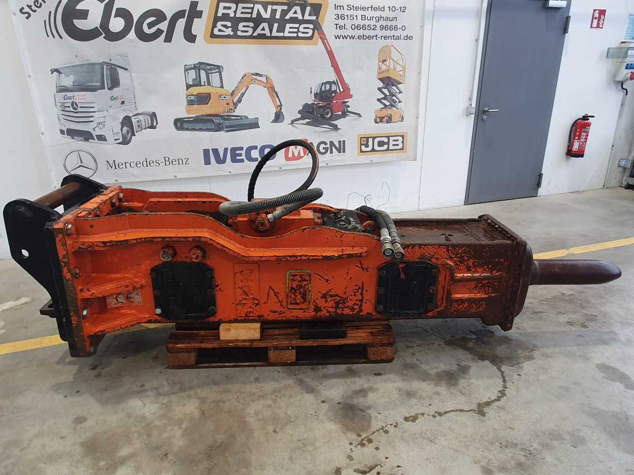 Hidraulikus törőfej - Építőipari gépek NPK GH 15 Enviro Hydraulikhammer  28-45to  MS25: 10 kép.