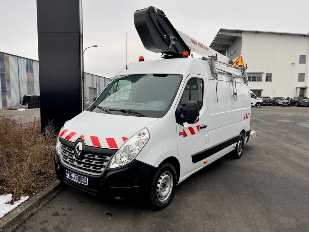 Renault Master 2.3 dCi / KLUBB K32, 12,5m - Emelőkosaras teherautó, Kisteherautó: 4 kép. Renault Master 2.3 dCi / KLUBB K32, 12,5m - Emelőkosaras teherautó, Kisteherautó: 4 kép.