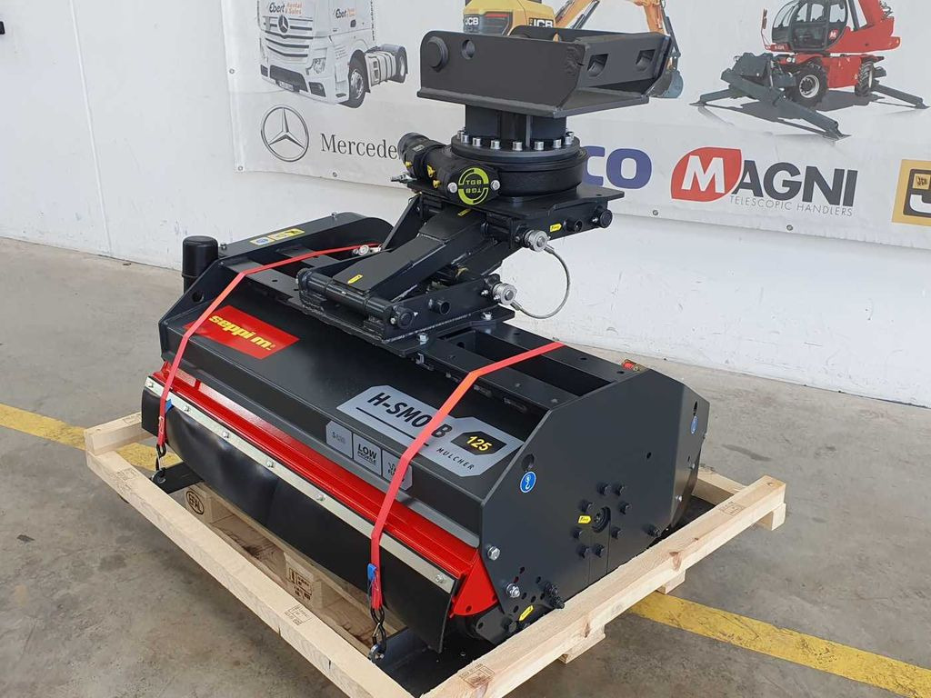 Seppi M. H-SMO-B 125 / Vario Flow / Drehmotor - Erdészeti mulcsozó: 3 kép. Seppi M. H-SMO-B 125 / Vario Flow / Drehmotor - Erdészeti mulcsozó: 3 kép.