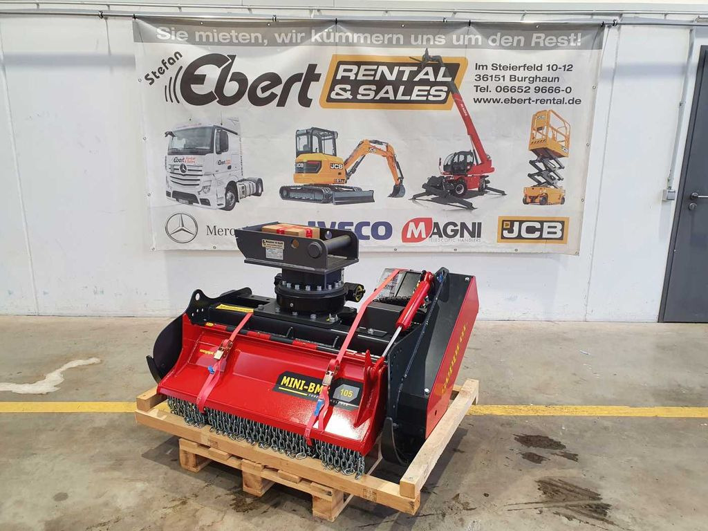 Seppi M. MINI-BMS 105 / Forstmulcher / Drehmotor - Erdészeti mulcsozó: 1 kép. Seppi M. MINI-BMS 105 / Forstmulcher / Drehmotor - Erdészeti mulcsozó: 1 kép.