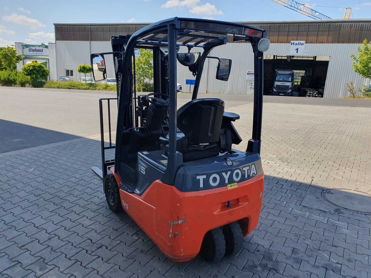 Toyota 8FBET15 / Triplex: 4.30m / nur 1.842h! / SS - Elektromos targonca: 5 kép. Toyota 8FBET15 / Triplex: 4.30m / nur 1.842h! / SS - Elektromos targonca: 5 kép.