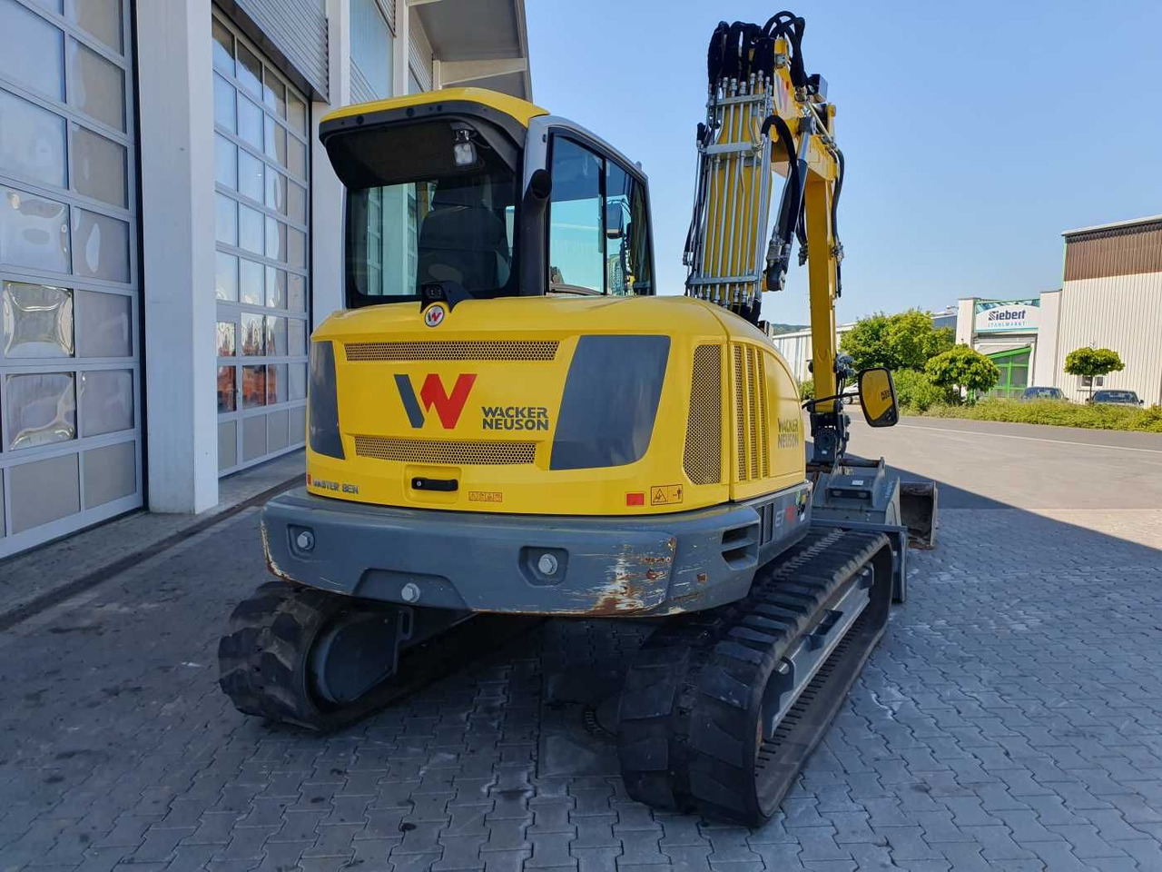 Wacker ET90 / HS08 / nur 1.244h! / Greifer/ Löffelpaket - Minikotró: 4 kép. Wacker ET90 / HS08 / nur 1.244h! / Greifer/ Löffelpaket - Minikotró: 4 kép.