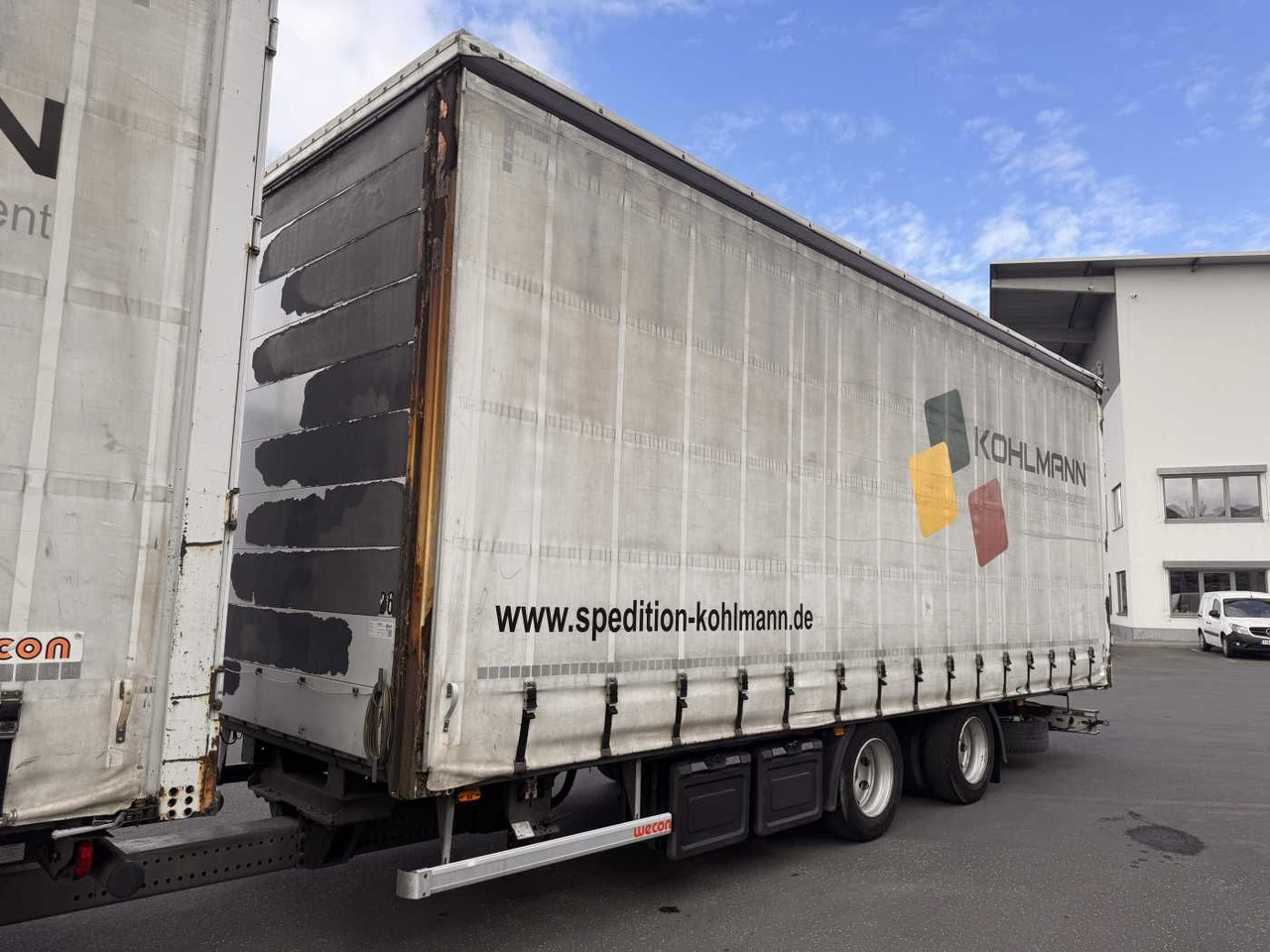 Wecon APZ218 Schiebeverdeck Schiebeplane BPW - Ponyvás pótkocsi: 1 kép. Wecon APZ218 Schiebeverdeck Schiebeplane BPW - Ponyvás pótkocsi: 1 kép.