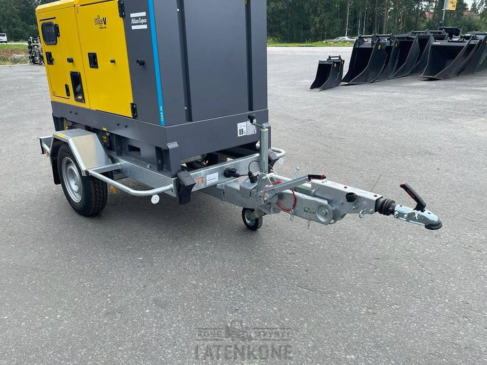 Áramfejlesztő Atlas Copco QAS 30 50 Hz Generaattori StageV vetovarustuksella: 11 kép.