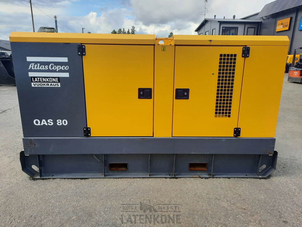 Atlas Copco QAS 80 50 Hz Generaattori ID 4803 - Áramfejlesztő: 5 kép. Atlas Copco QAS 80 50 Hz Generaattori ID 4803 - Áramfejlesztő: 5 kép.