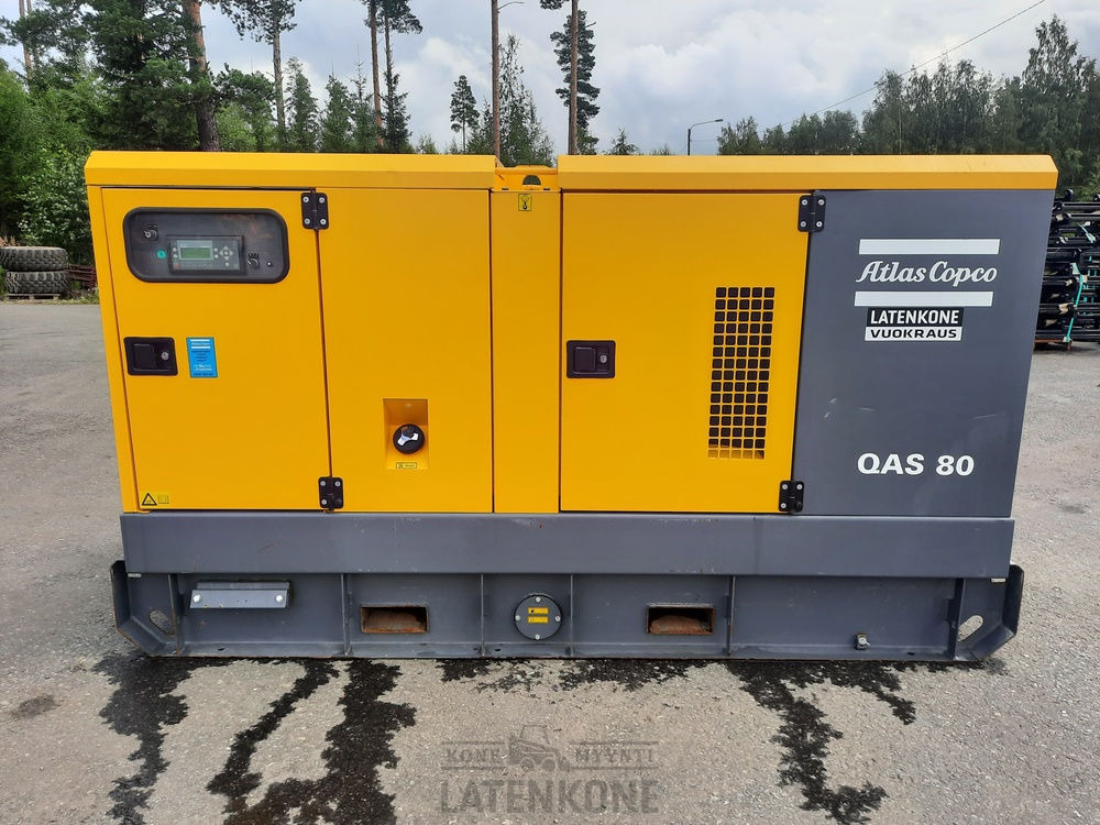 Atlas Copco QAS 80 50 Hz Generaattori ID 4803 - Áramfejlesztő: 1 kép. Atlas Copco QAS 80 50 Hz Generaattori ID 4803 - Áramfejlesztő: 1 kép.