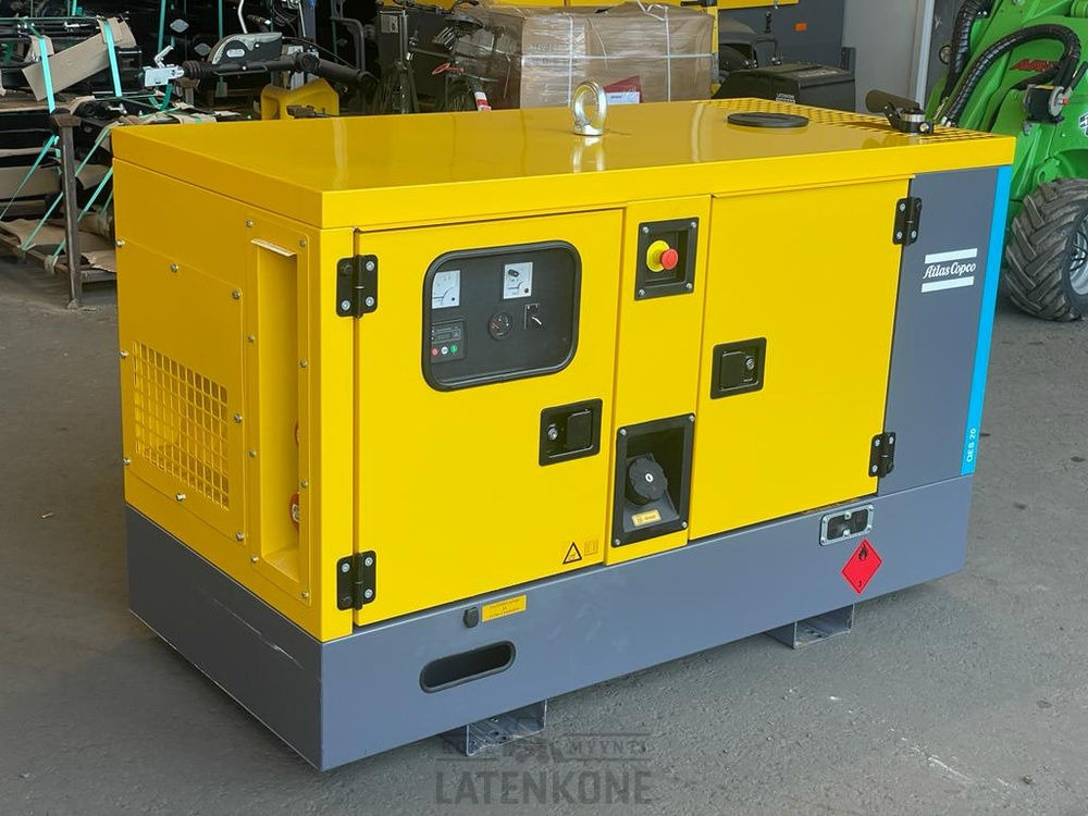 Áramfejlesztő Atlas Copco QES 20 50 Hz Generaattori StageV: 10 kép.