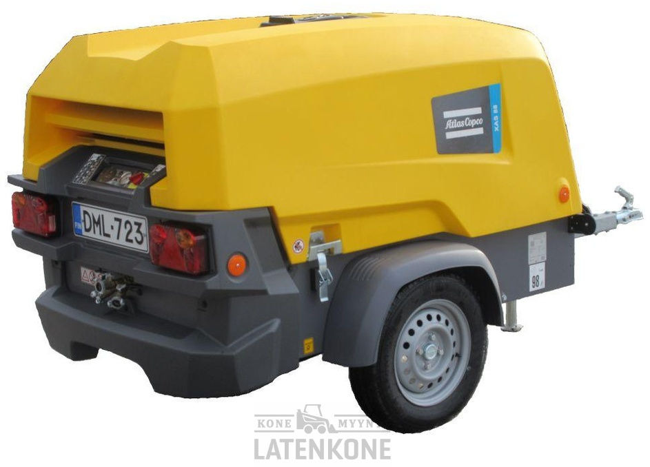 Atlas Copco XAS 88-7 StV Vaunukompressori UUSI - Légkompresszor: 4 kép. Atlas Copco XAS 88-7 StV Vaunukompressori UUSI - Légkompresszor: 4 kép.