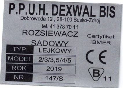 Dexwal fertilizer spreader 300 l - Műtrágyaszóró: 4 kép. Dexwal fertilizer spreader 300 l - Műtrágyaszóró: 4 kép.
