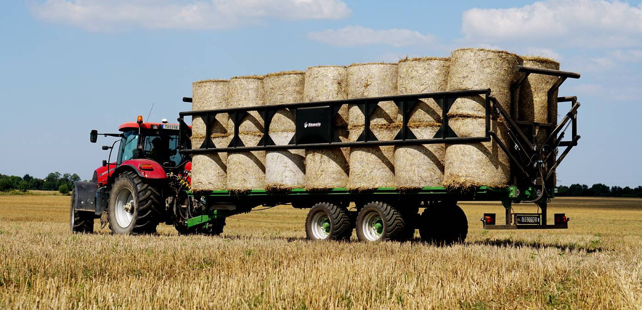 Dinapolis bale trailer 20t, RPP-9000 - Mezőgazdasági platós pótkocsi: 2 kép. Dinapolis bale trailer 20t, RPP-9000 - Mezőgazdasági platós pótkocsi: 2 kép.