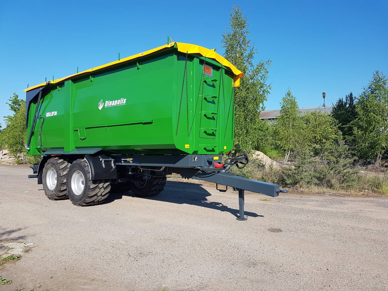 Dinapolis dump truck DINA DPX12 - Mezőgazdasági billenőpótkocsi: 1 kép. Dinapolis dump truck DINA DPX12 - Mezőgazdasági billenőpótkocsi: 1 kép.