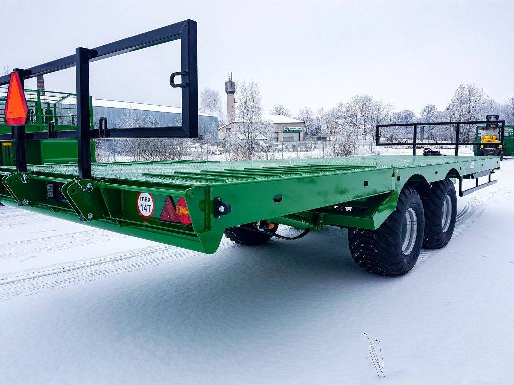 Dinapolis hydraulic bale trailer 14t, RPT-8000 - Mezőgazdasági platós pótkocsi: 4 kép. Dinapolis hydraulic bale trailer 14t, RPT-8000 - Mezőgazdasági platós pótkocsi: 4 kép.
