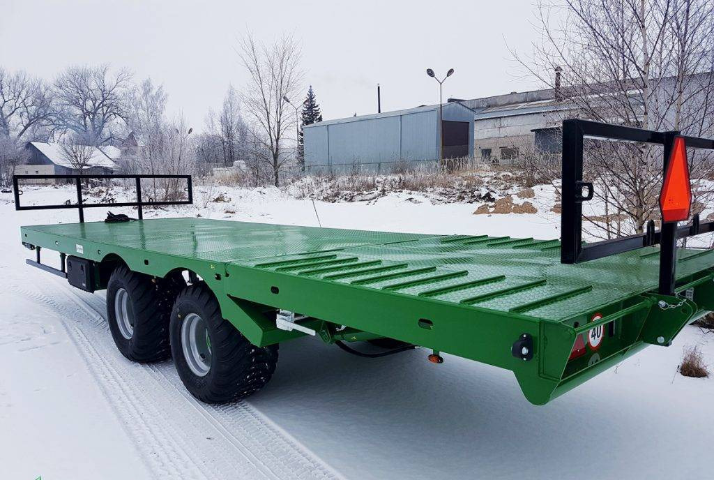 Dinapolis hydraulic bale trailer 14t, RPT-8000 - Mezőgazdasági platós pótkocsi: 3 kép. Dinapolis hydraulic bale trailer 14t, RPT-8000 - Mezőgazdasági platós pótkocsi: 3 kép.