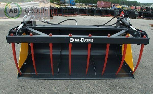Metal-Technik crocodile bucket 1.8m, forged teeth - Rakodókanál: 2 kép. Metal-Technik crocodile bucket 1.8m, forged teeth - Rakodókanál: 2 kép.