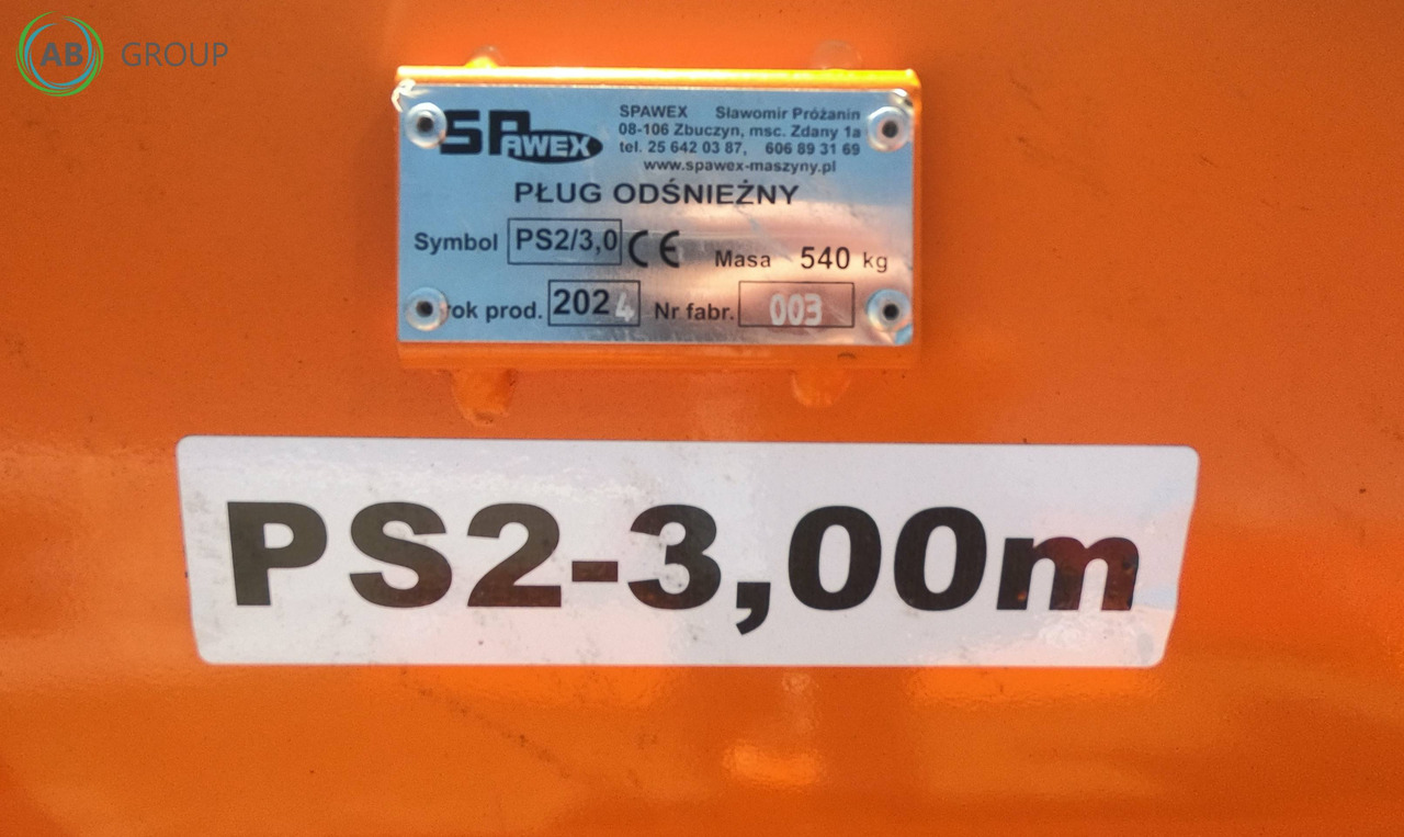 Spawex straight snow plow PS-2, 3 m - Hóeke - Mezőgazdasági gépek: 5 kép. Spawex straight snow plow PS-2, 3 m - Hóeke - Mezőgazdasági gépek: 5 kép.