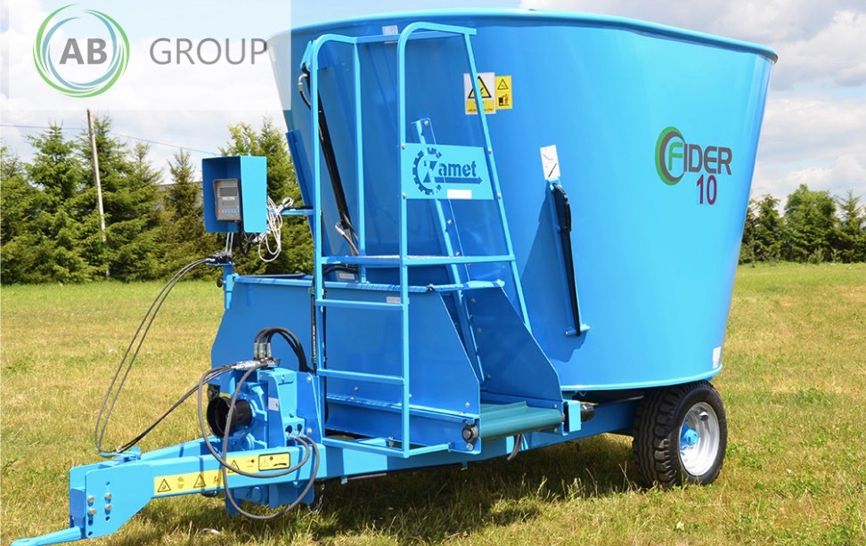Zamet feed wagon Fider 10 m3 - Etetőkocsi: 1 kép. Zamet feed wagon Fider 10 m3 - Etetőkocsi: 1 kép.