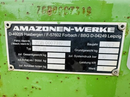 Amazone ZG-B PRECIS - Műtrágyaszóró: 5 kép. Amazone ZG-B PRECIS - Műtrágyaszóró: 5 kép.