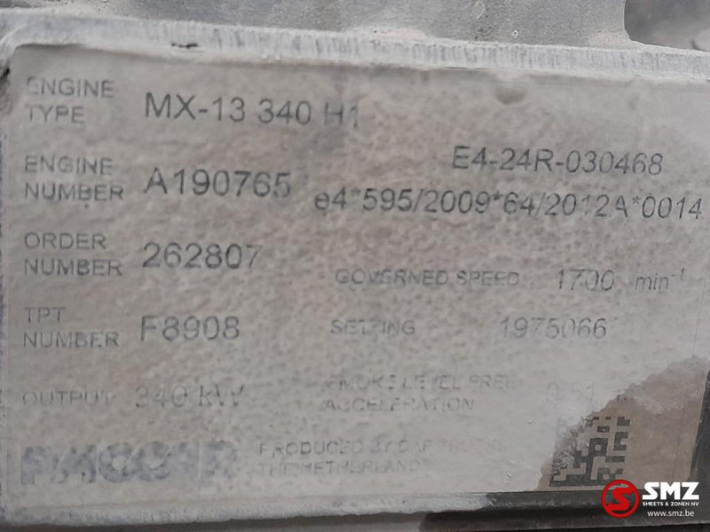 DAF Occ Motor DAF XF106 EURO 6 MX13 340 - Motor - Teherautó: 5 kép. DAF Occ Motor DAF XF106 EURO 6 MX13 340 - Motor - Teherautó: 5 kép.